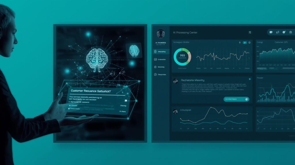 Exploring the Future of Artificial Intelligence in E-Business dashboard on artificial intelligence in e-business